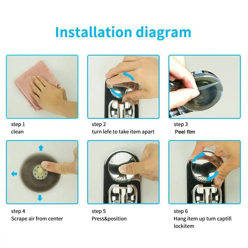 5 режимный регулируемый держатель для душевой головки супер мощная Вакуумная