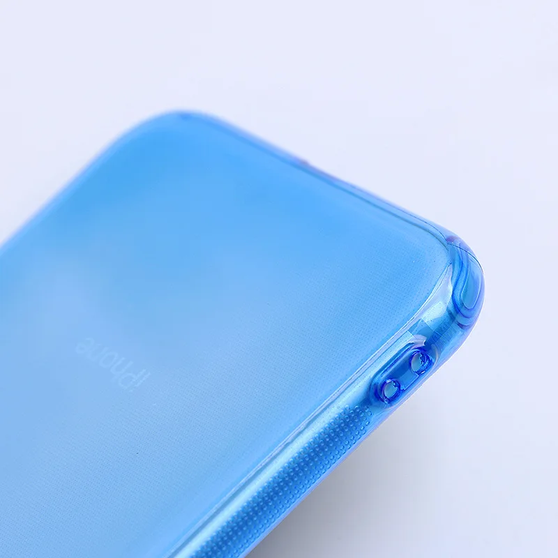 Прозрачный Красочный мягкий для iphone 6s 6 7 8 плюс 5se 5S 5 Чехол тонкий гель градиент