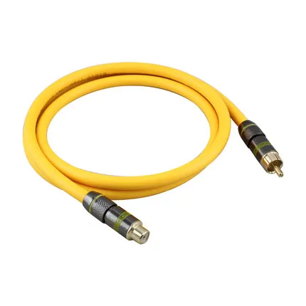 RCA мужского и женского пола цифровой коаксиальный аудио видео кабель SPDIF стерео