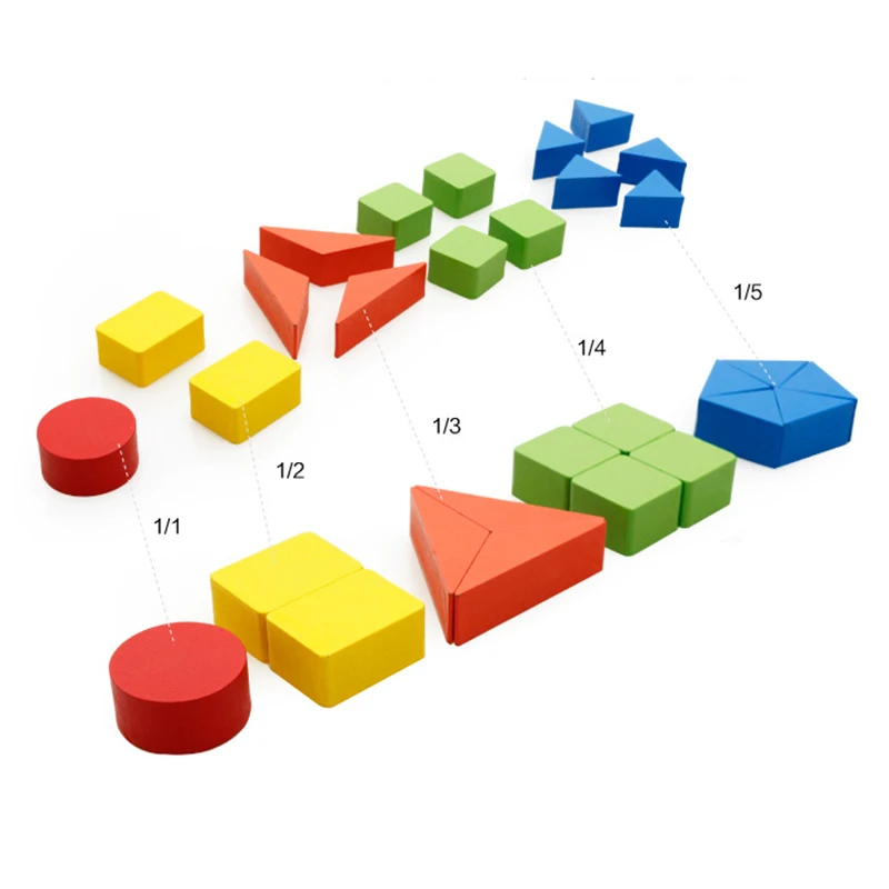 Деревянные головоломки геометрическая форма фигурки Детские пазлы Монтессори