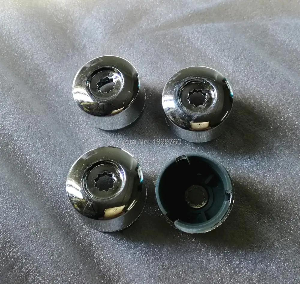 50 Pcs Chrome Wheel Lug Bolt Cap stickers Cover Nut 7L6-601-173-A-2ZZ Case for Touareg 04-2014 7L6601173A | Автомобили и
