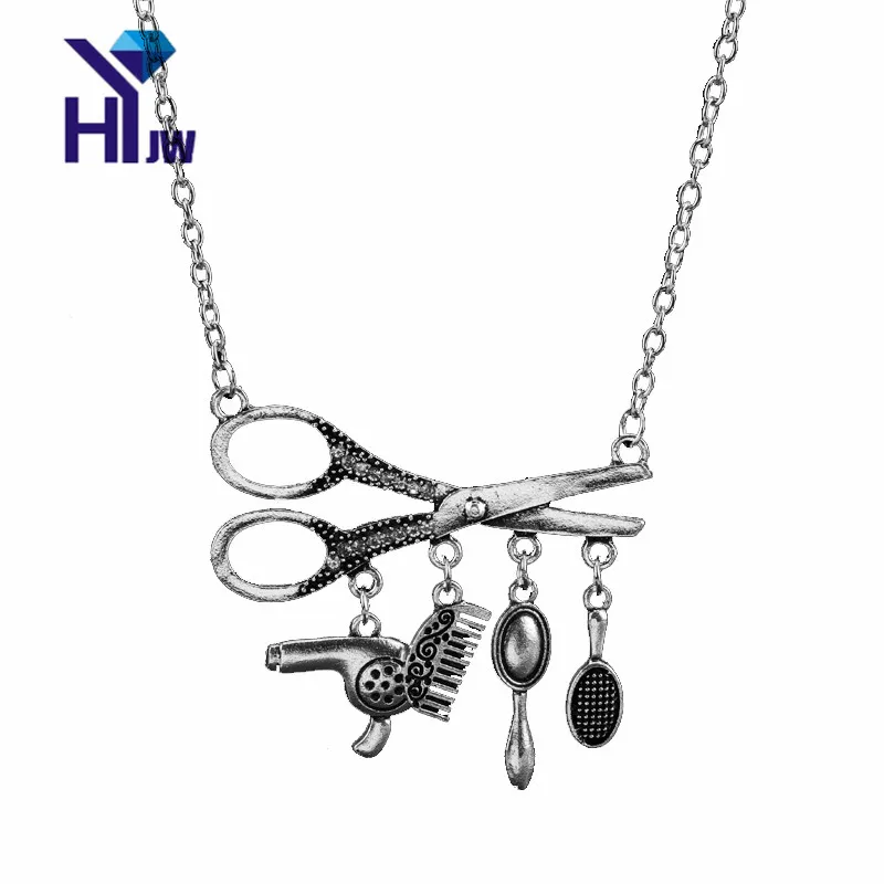 Ожерелье для парикмахера HEYu Cosmetology|silver necklace|necklace jewelrypendant necklace |