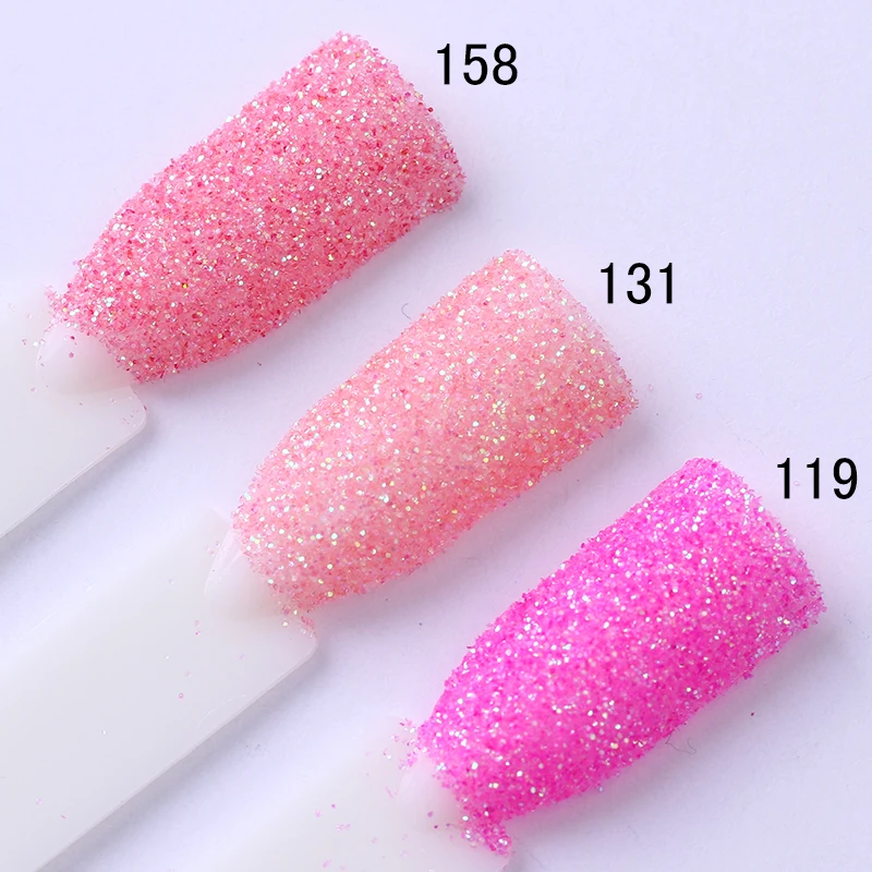 1коробка 10мл розовый сияющий ногтей блеск порошок пыли для искусство украшения