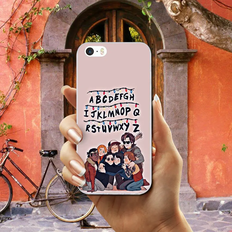 Cartoon Stranger Things Soft TPU Silicone Mobile Phone Cases Cover for iPhone 8 7 6 6S Plus X XR XS Max 10 5 5S SE 5C 4 4S Bags | Мобильные