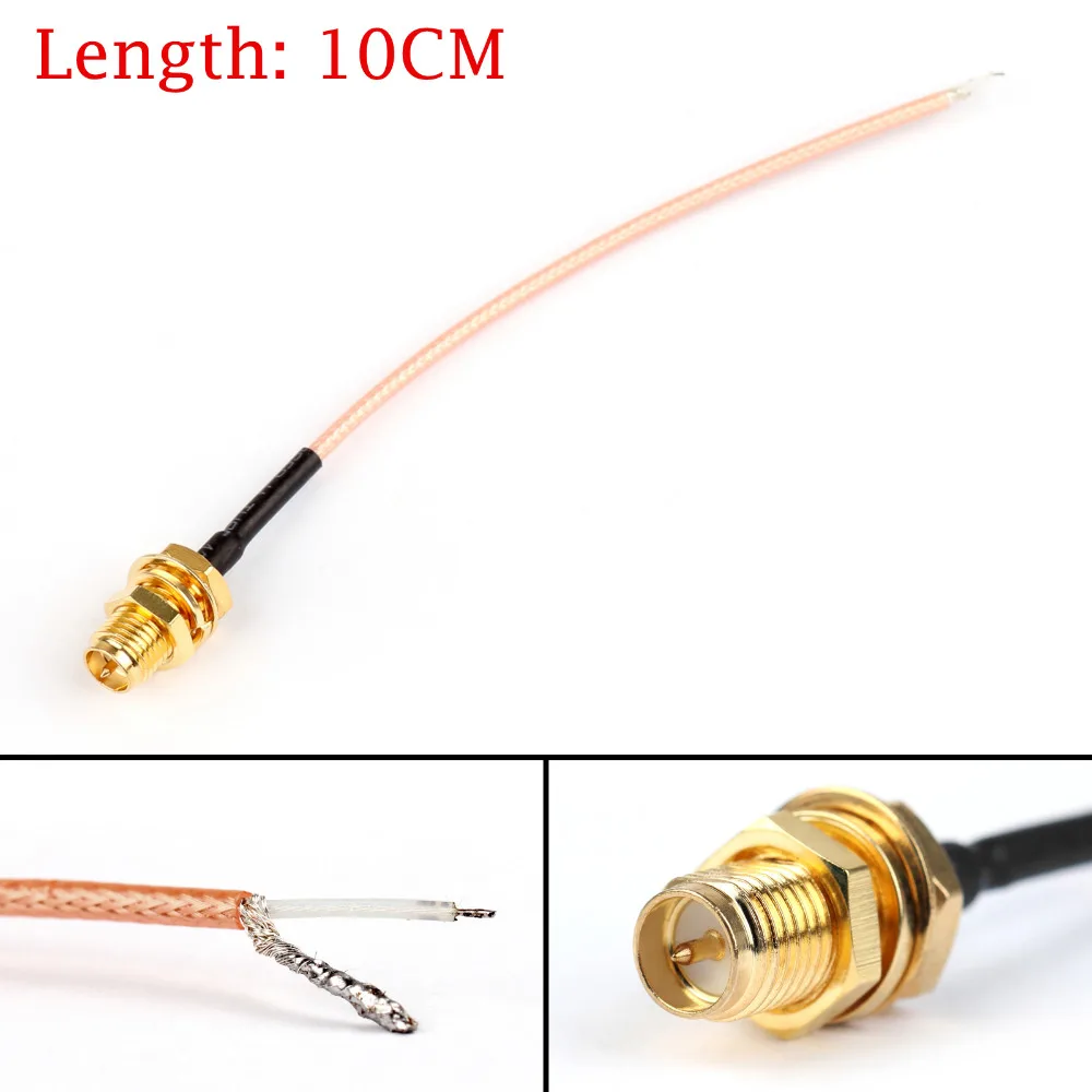 Areyourshop распродажа 10 см RG178 RP SMA гнездо к PCB припой кабель Pigtail для Wi-Fi беспроводной