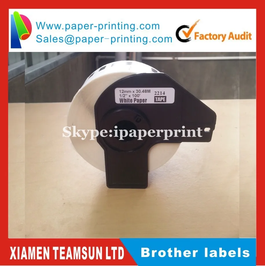6x Rolls Brother Совместимые Этикетки dk 22214 прямые метки|brother label|tag tagtag lines |