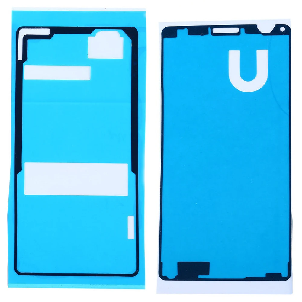 Front Housing Frame Adhesive Sticker And Battery Back Door for Sony Xperia Z3 Compact D5803 D5833 M55w | Мобильные телефоны и