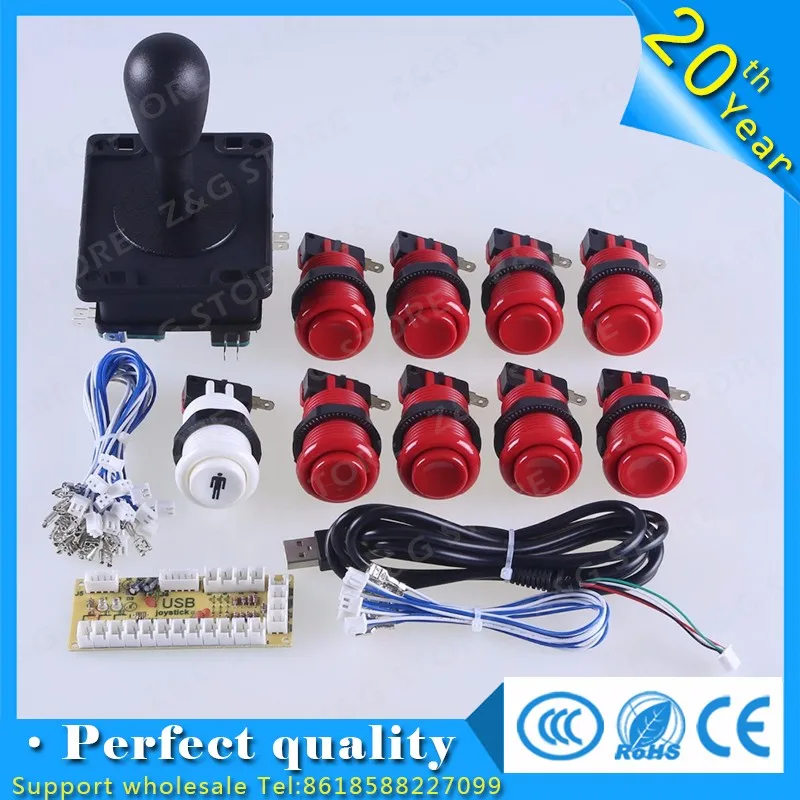 2017 USB кодировщик 8 полосный классический аркадный джойстик Классическая аркадная