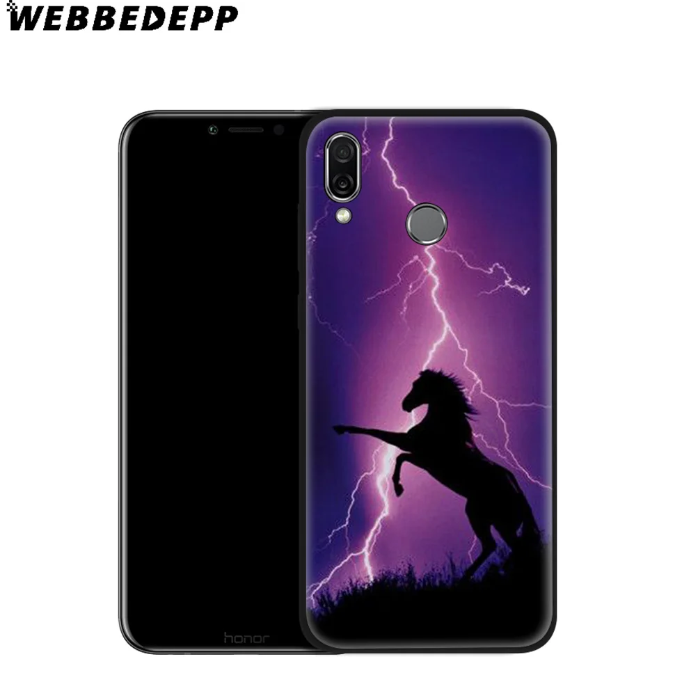 Мягкий чехол WEBBEDEPP Running Horse для Huawei Mate Honor 20 6A 7A 7C 7X 8 9 9X 10 View Lite Pro 30 |