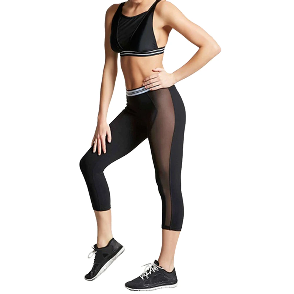 OKAYOASIS 2017 летние женские леггинсы хит продаж сетчатые облегающие для фитнеса