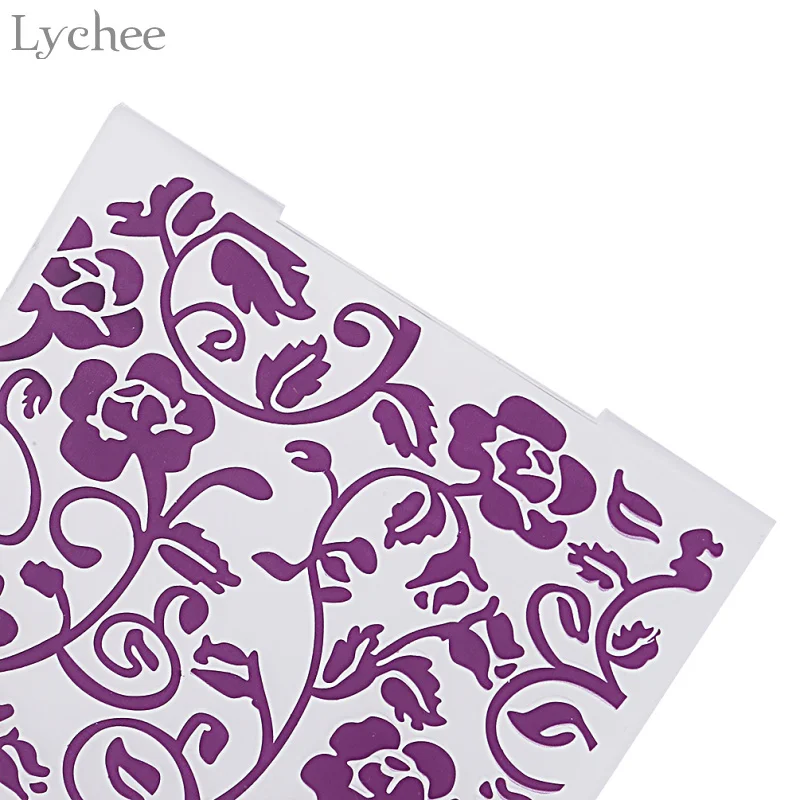 Пластиковая Цветная папка Lychee Life для тиснения скрапбукинга кленового листа