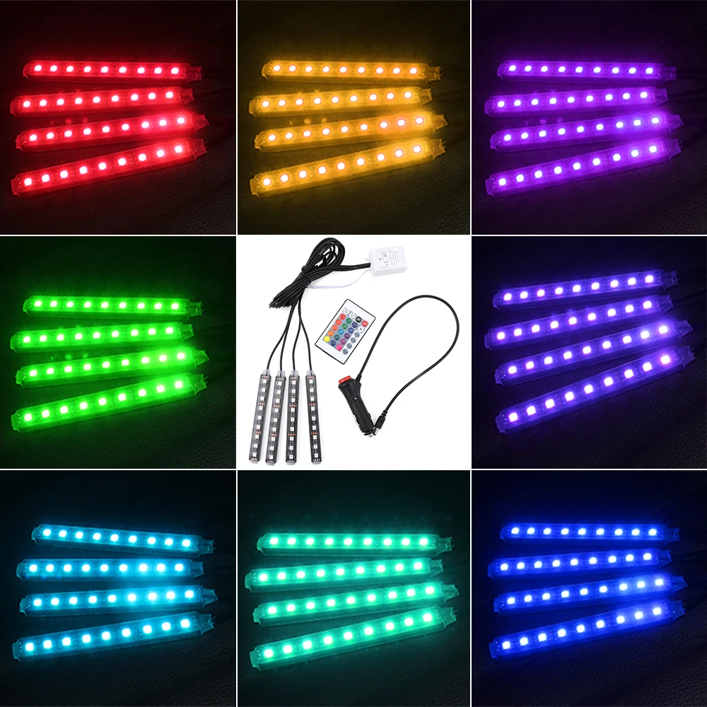 2017 8 цветов Светодиодная лента дневного света RGB декоративная лампа для создания