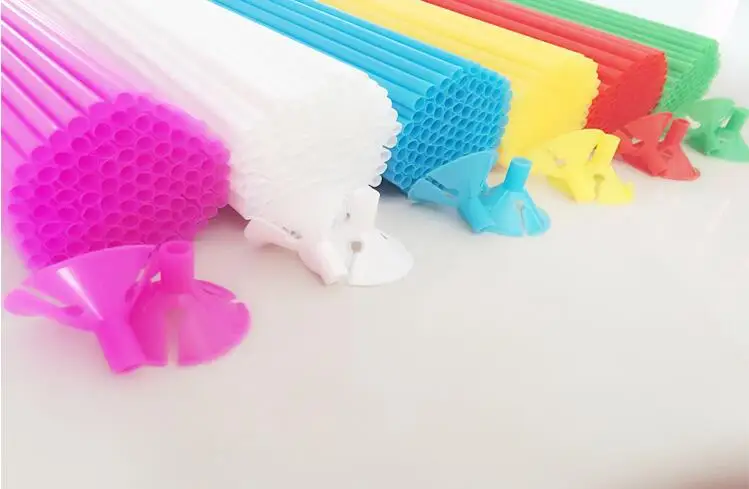 Латексные палочки для воздушных шаров 20 компл./лот пластиковые аксессуары 40 см