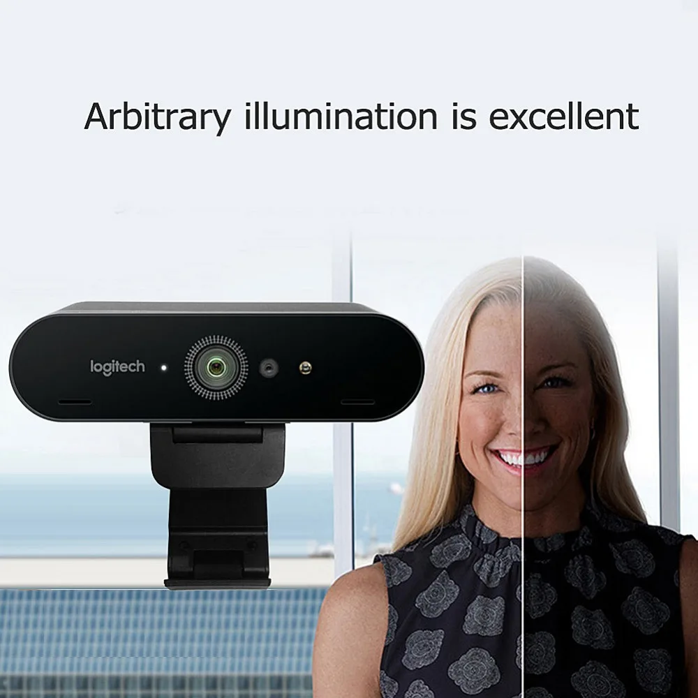 Веб-камера logitech BRIO C1000e 4K HD 1080P для потоковой записи видеоконференций для Windows/Mac OS/хромированной ОС