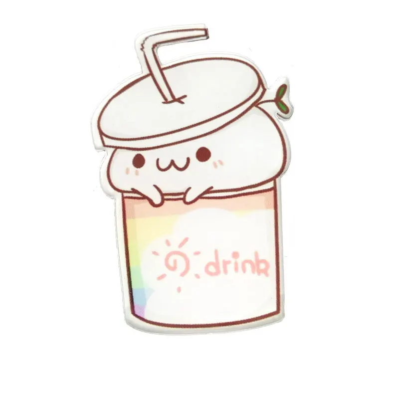 1 шт. милые Мультяшные значки на булавке Kawaii значок bacgets на рюкзаке Значки для одежды акриловые значки - Цвет: A0066