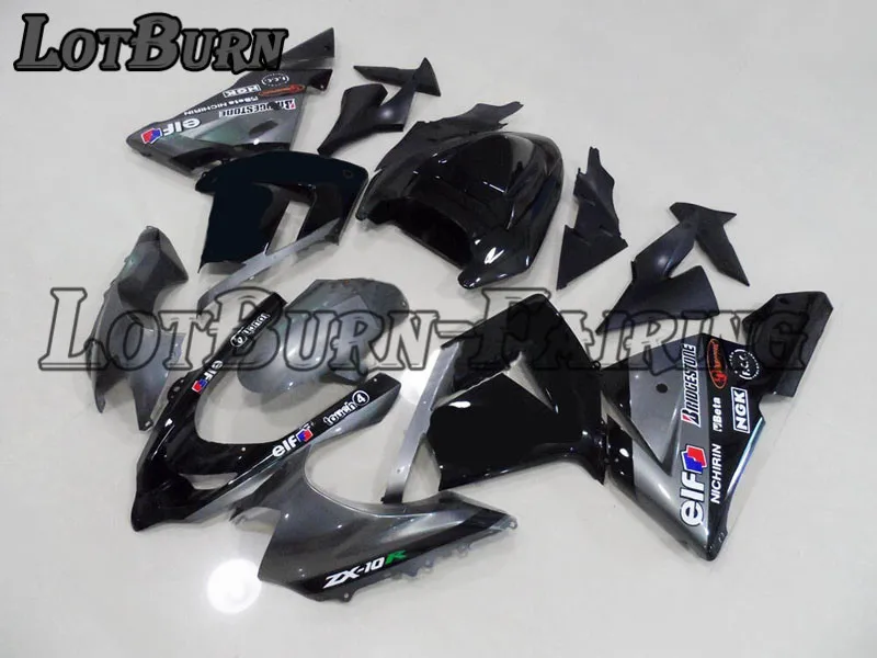 Мотоцикл обтекатель комплект подходит для Kawasaki ZX10R ZX-10R 2004 2005 04 05 обтекателей