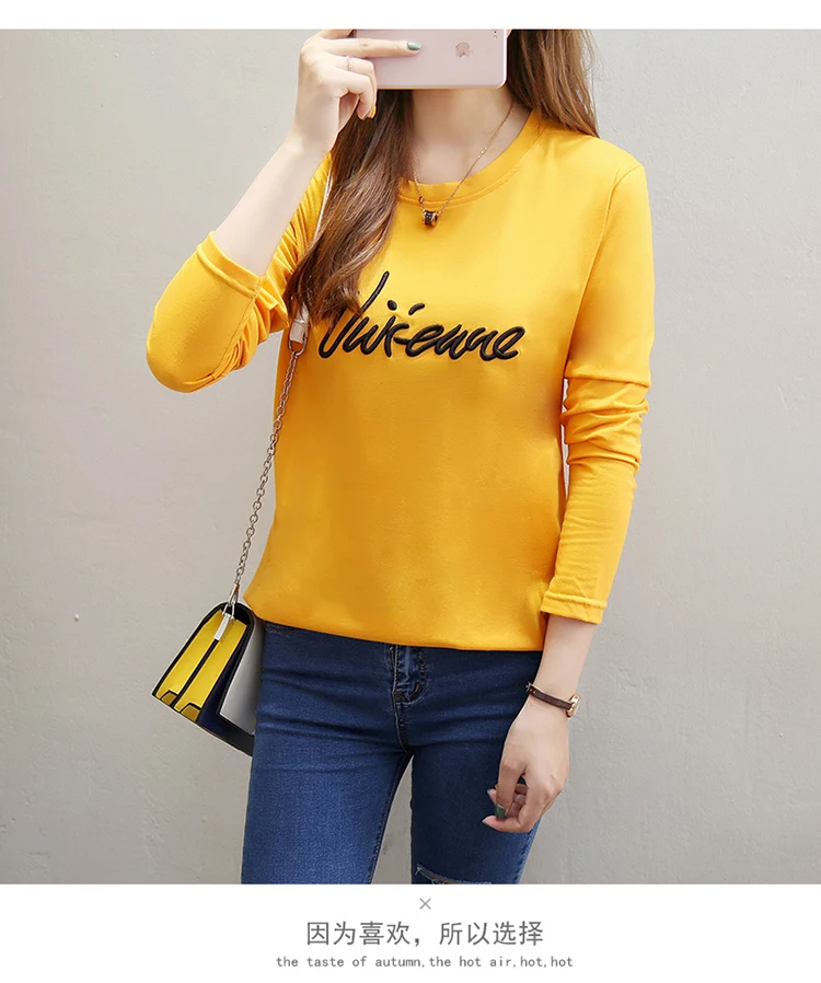 Осенняя однотонная Повседневная футболка 2020 turtlenck с длинным рукавом для женщин