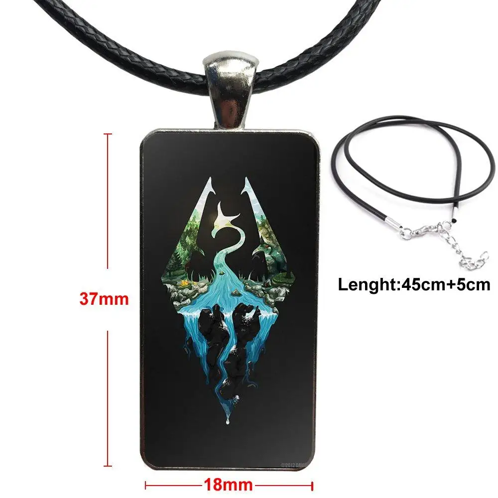 Ювелирные изделия с покрытием из нержавеющей стали Стекло Колье кабошоном