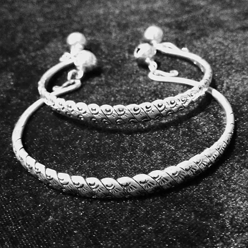 Горячая Распродажа новинка бесплатная доставка 100% Серебряный браслет ручной