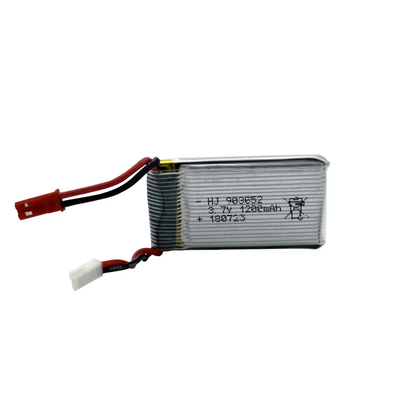 Аккумулятор lipo 3 7 в 1200 мАч для Syma X5 X5SW X5SC M18 H5P H11D H11C T64 T04 T05 F28 F29 T56 T57 HQ 859B 898B|Детали и