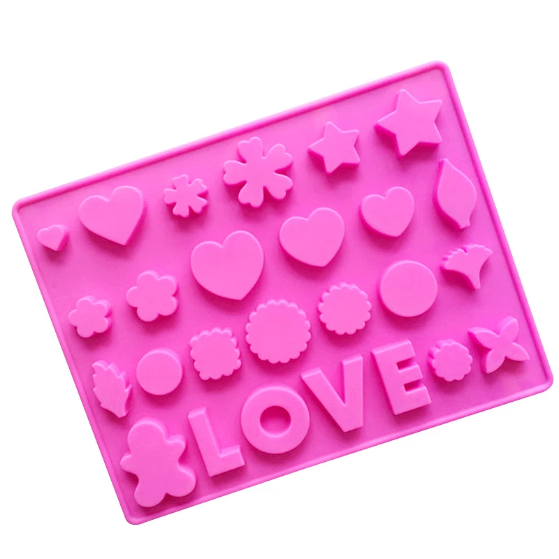 silicone letter molds Cake Decorating Tools Flowers English words Silicone Mold Pastry Accessories tools Fondant Chocolate | Дом и сад