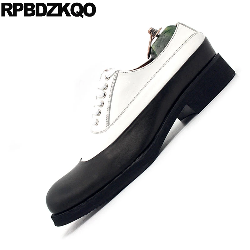 Роскошные итальянские дизайнерские Брендовые мужские черно белые классические