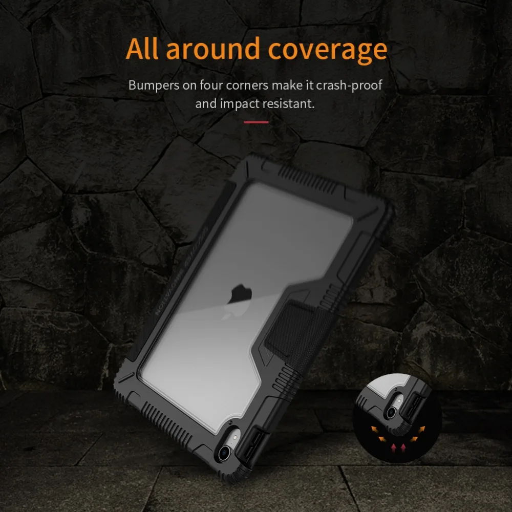 Чехол NILLKIN для iPad 9 7 Pro 11 12 2018 умный флип чехол с держателем карандаша