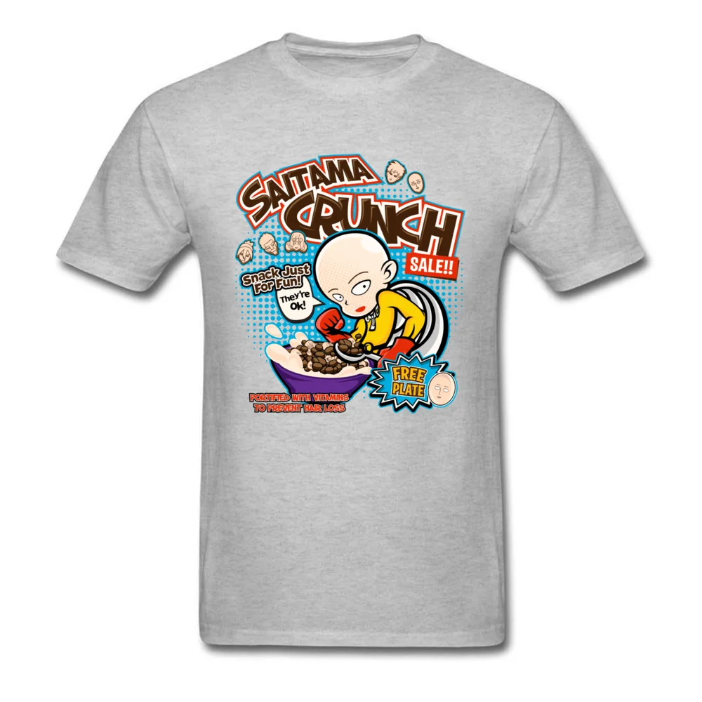 Футболка Saitama Crunch супер забавная футболка One Punch Man одежда Снэк для забавных
