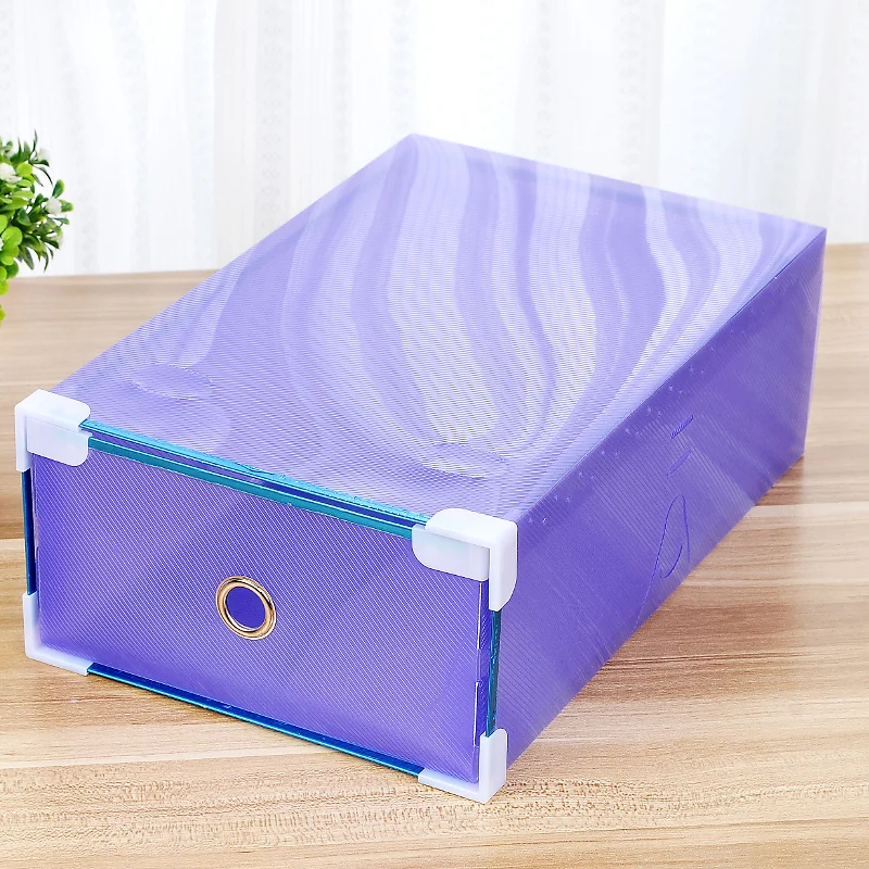 5 шт. Экологичная для обуви коробка хранения прозрачный пластиковый ящик