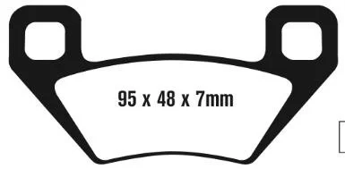 Передние и задние тормозные колодки BIKINGBOY для ARCTIC CAT 250 300 360 400 utity 425 450 500 550 GT TRV 650 700