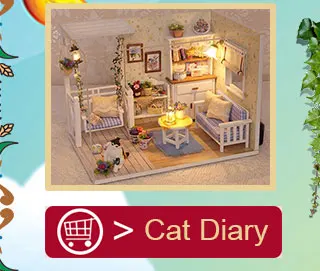 CUTEBEE кукольный дом Миниатюрный DIY кукольный домик с деревянная мебель для дома игрушки для детей подарок на день рождения Прованс A032
