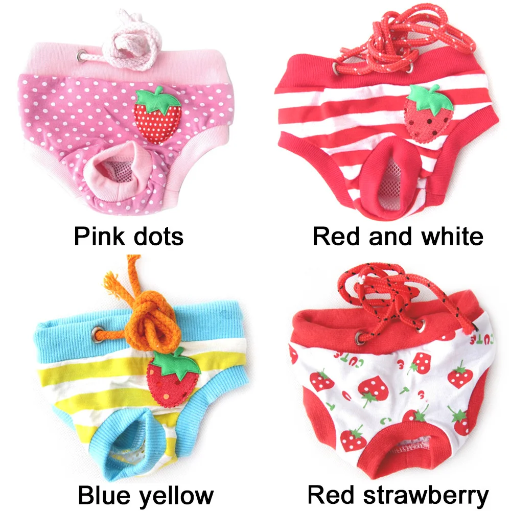 Женские подгузники для милых собак физиологические трусики моющиеся дышащие