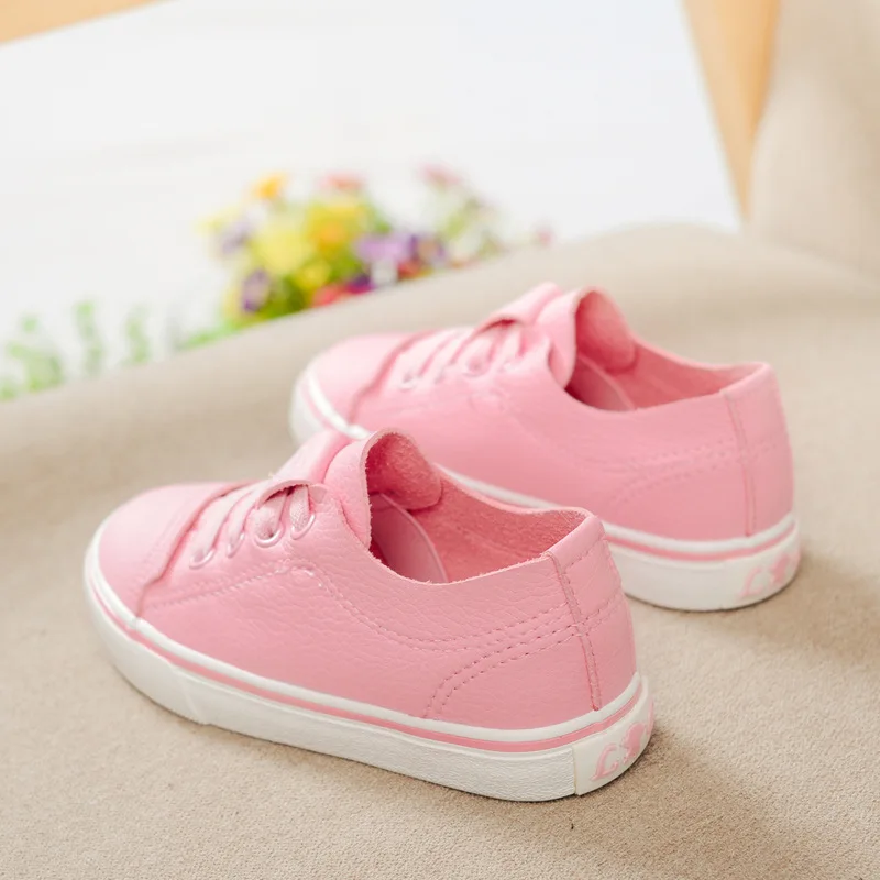 Детская брендовая Весенняя Белая обувь модная для девочек Chaussure Enfant удобные