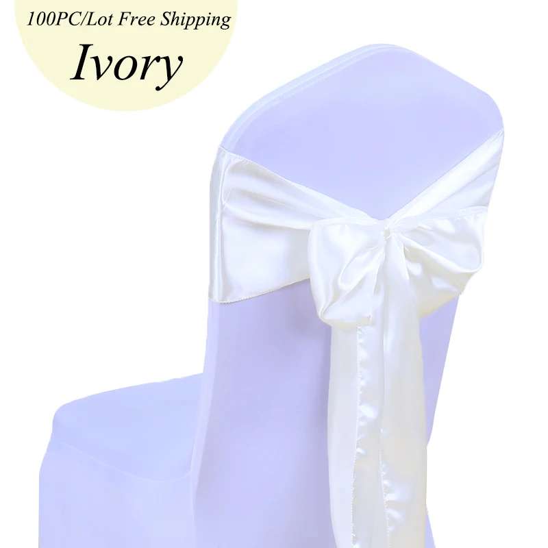Бесплатная доставка 100 роскошный свадебный стул с поясом 7 дюймов x 108 Украшение
