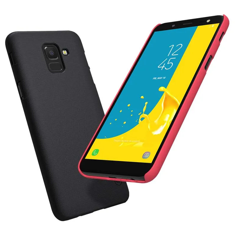 Для Samsung Galaxy J6 чехол купе для Матовый Shield случаи правой Размеры подарок Защитная