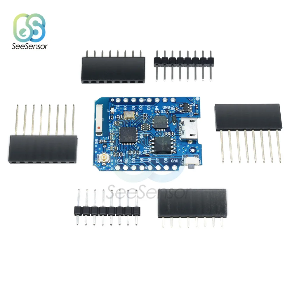 Внешний антенный разъем 16M Bytes NodeMCU WiFi макетная плата ESP8266 ESP 8266EX CP2104 Micro USB для WEMOS D1
