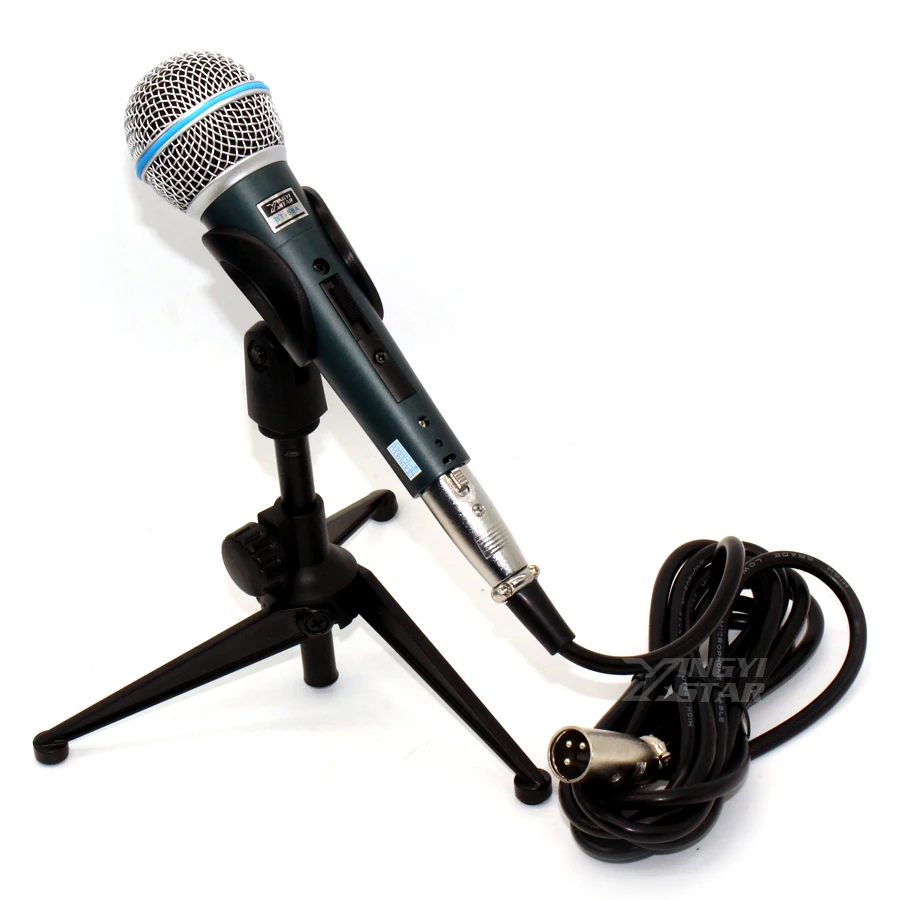 Профессиональный переключатель динамическая Проводная подставка для микрофона