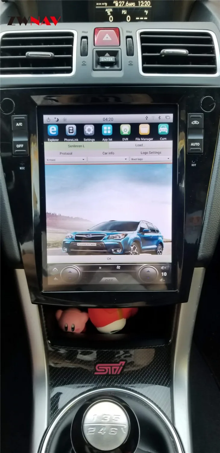 ZWNVA Tesla ips экран Android 6,0 2+ 64 ГБ автомобильный радиоприемник с навигацией GPS для Subaru Forester 2013 без DVD плеера
