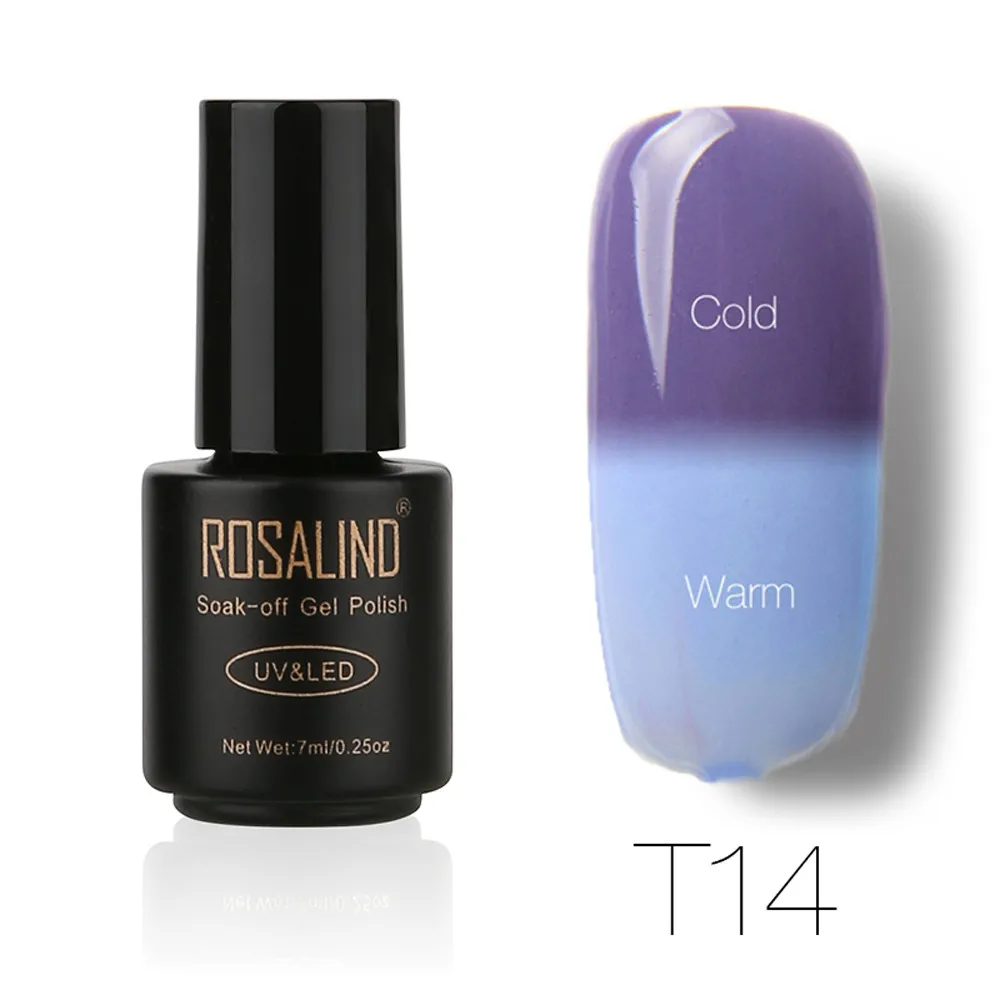 ROSALIND отмачиваемый лак для ногтей Цветной Гель УФ светодиодный Оптовая Продажа 2019