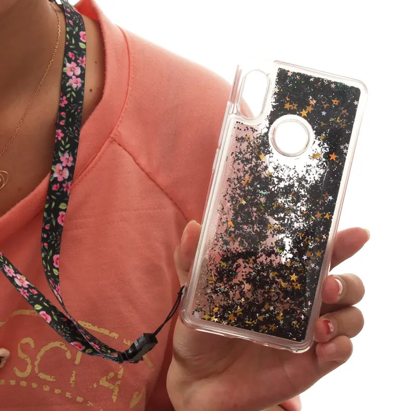Huawei Nova 4 3 i Case Glitter Silicone Soft TPU Clear Liquid Phone on For 3i Back black Cover | Мобильные телефоны и