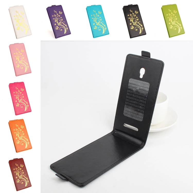 Золотая блестка Высокое качество кожаный чехол для Alcatel One Touch POP S9 7050y Чехол Флип с