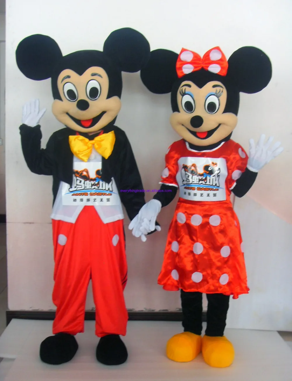 Прекрасный два мышь ростовая кукла костюм необычные косплей тема маскарадный