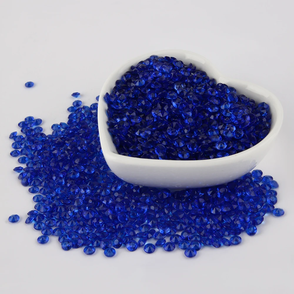 2000 шт. 4 5 мм красочное свадебное украшение кристаллы Алмазный стол конфетти