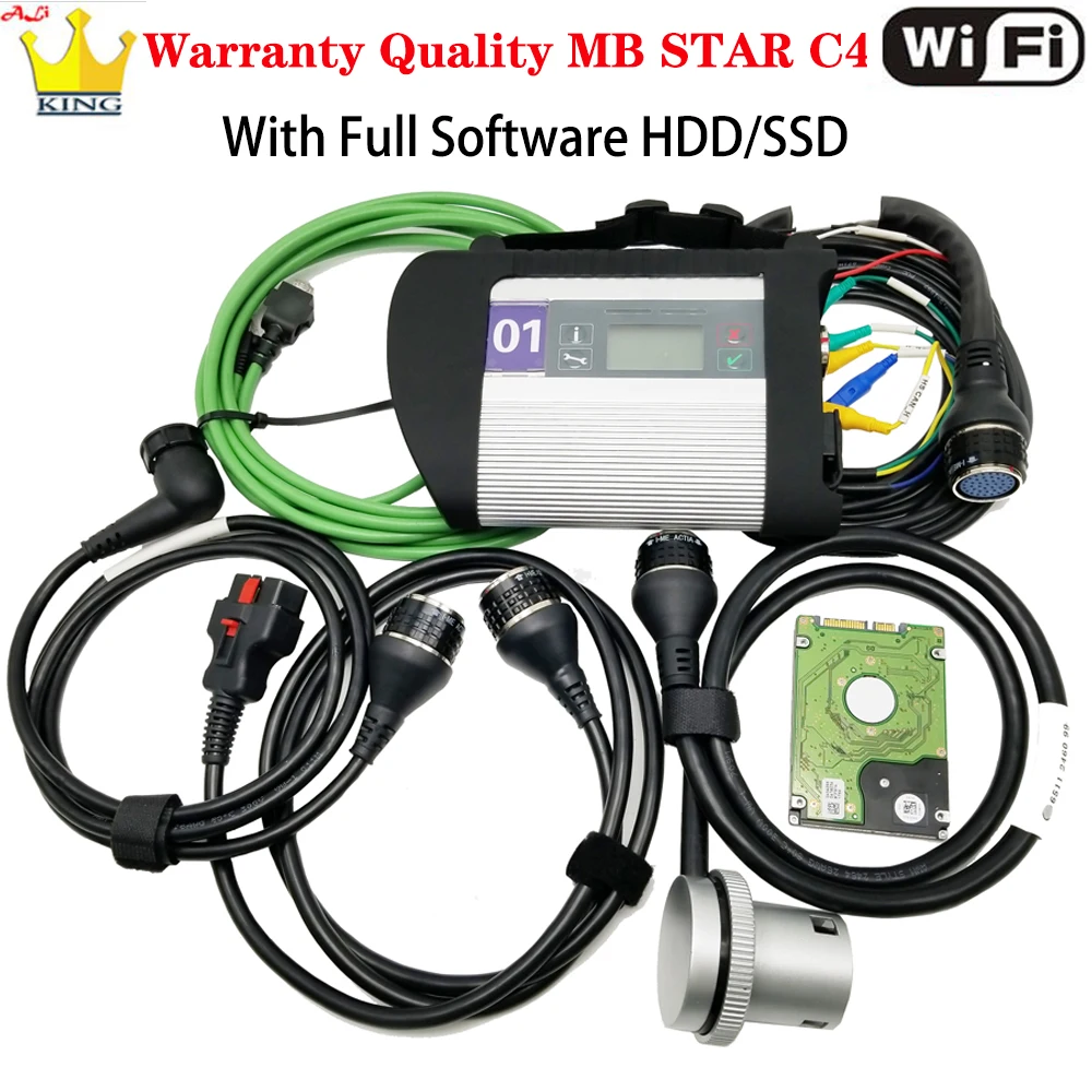 

Диагностический инструмент для benz, автомобиля и грузовика, с полным чипом MB STAR C4 NEC, реле SD Connect Compact 4, с новым программным обеспечением 12/2021