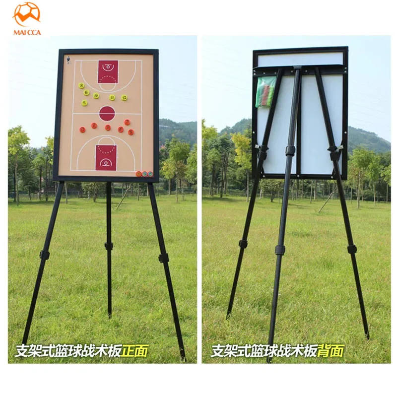 MAICCA Basketball coaching board magnetic Tactical Board with holder carry bag Professional Outdoor big Basketball coach plate