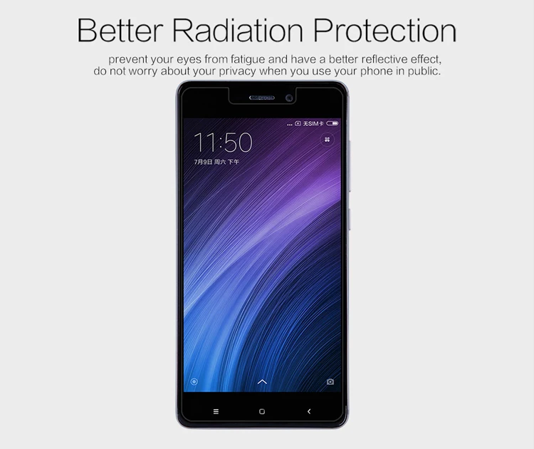 2 шт./лот xiaomi redmi 4/redmi 4 pro prime защита для экрана NILLKIN Антибликовая матовая защитная