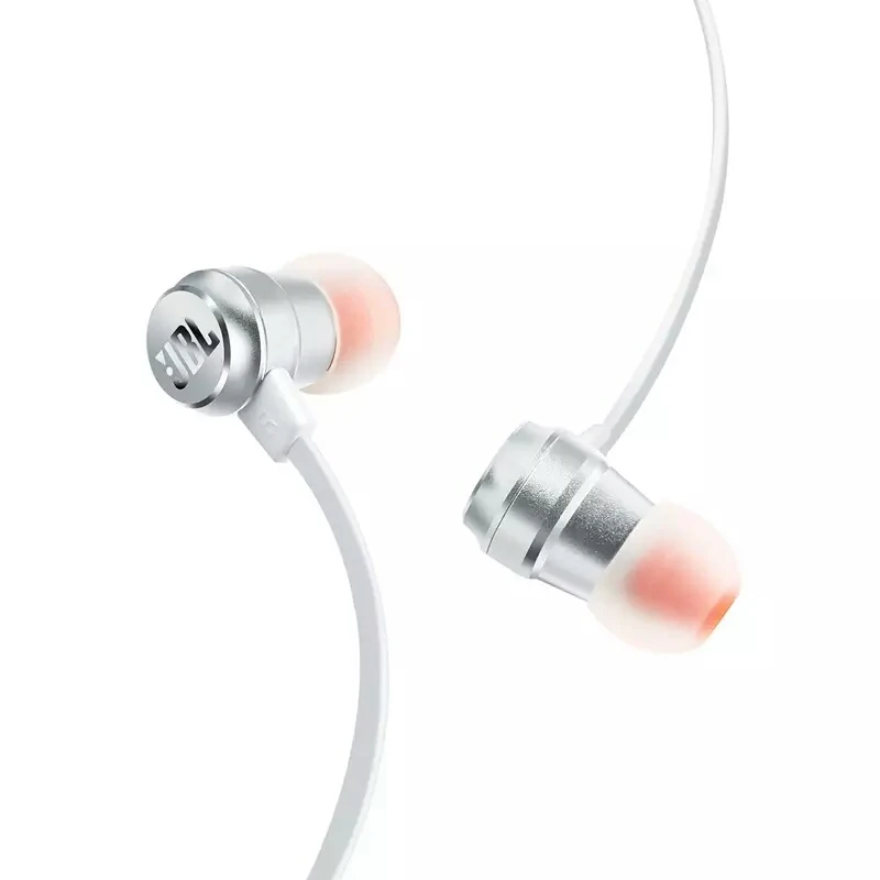 JBL T180A наушники-вкладыши с пультом дистанционного управления и микрофоном, спортивные музыкальные наушники с чистым басом для смартфонов leagoo s9 iPhone