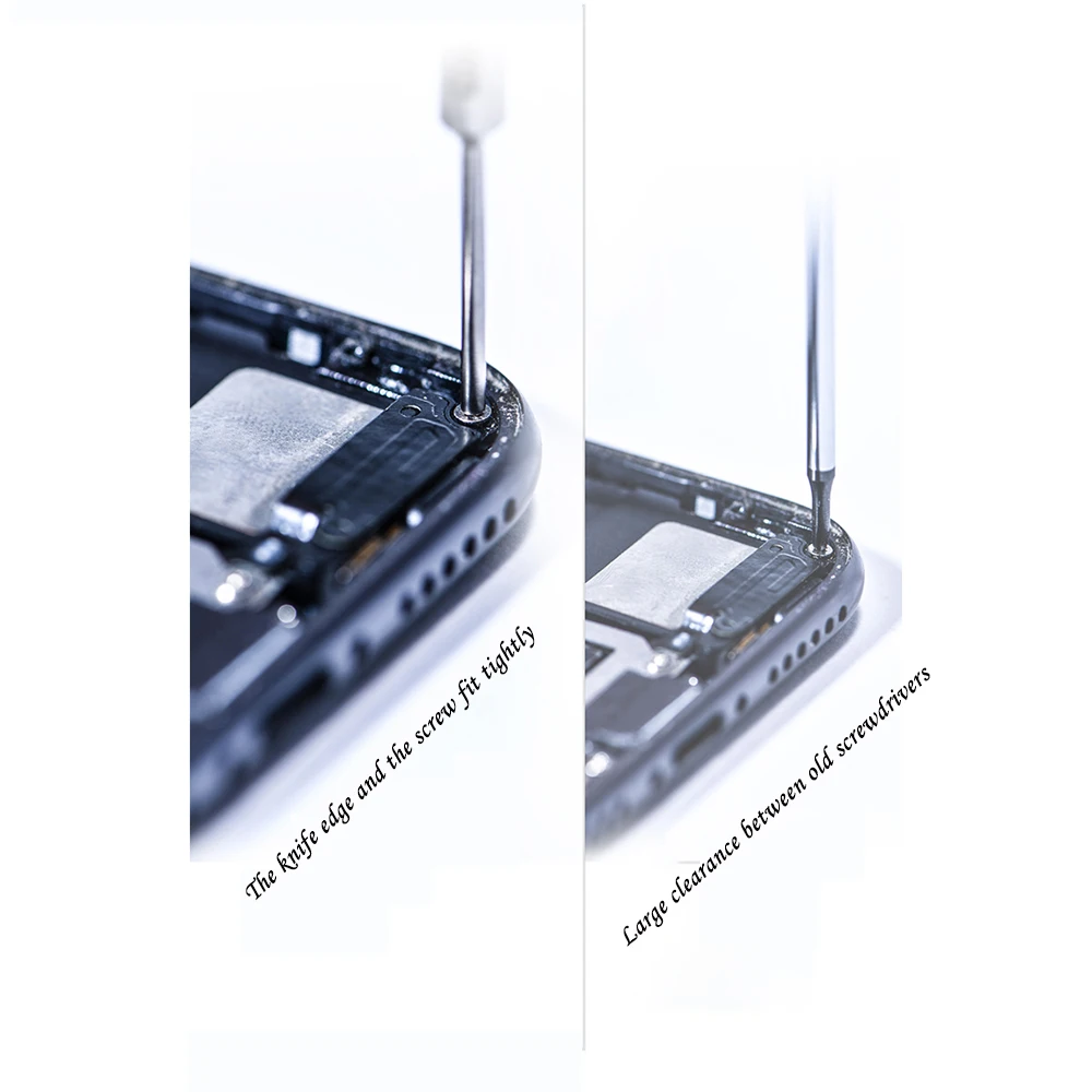 QIANLI первоклассная разборка 3D отвертка для iPhone samsung Ремонт мобильных телефонов отвертка предотвращает скольжение