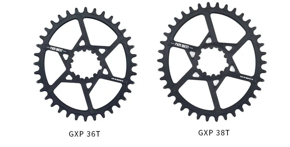PASS QUEST GXP круглый Овальный 0 мм смещение 32 T-42 T Chainring MTB узкий широкий велосипед велосипедная Звездочка для Sram XX1 GX eagle X9 crankset