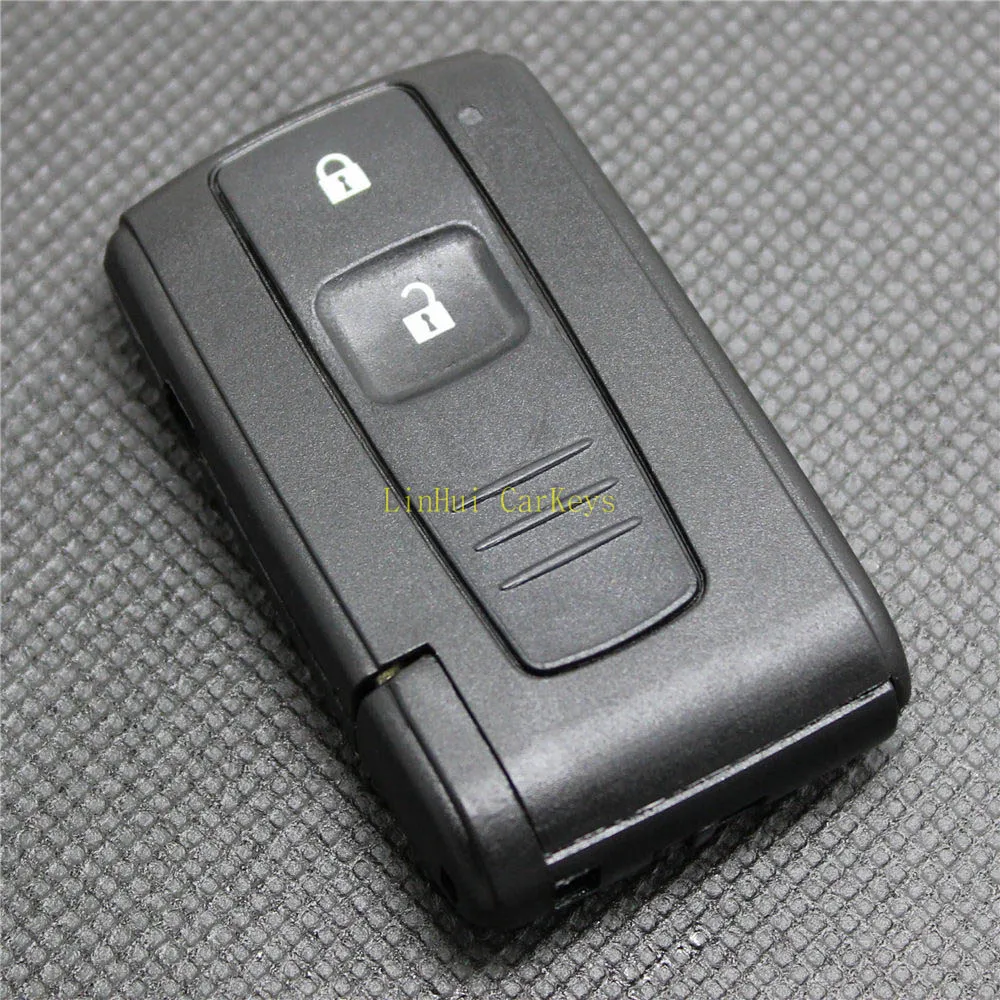 Pinecone для ключа чехол для TOYOTA PRIUS 2004-2009 COROLLA VERSO CAMRY ключ 3 кнопки дистанционного управления смарт-ключ оболочка Крышка с невырезанным лезвием 1 шт